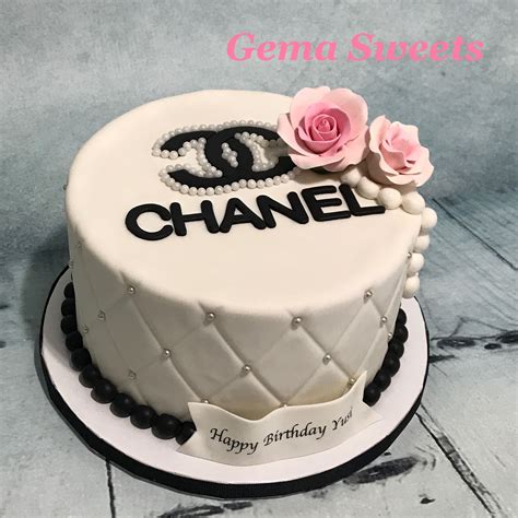 simple chanel birthday cake|happy birthday chanel cake.